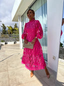 Luna’s Celestial Harmony Lace Midi Dress 3