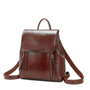 Dual Style Leather Backpack 0