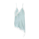 Lace Satin Backless Mini Dress 5