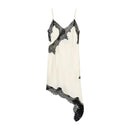 Lace Satin Backless Mini Dress 6