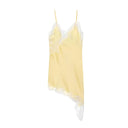 Lace Satin Backless Mini Dress 7