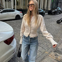 Shelly Snap Button Knitted Cardigan 0
