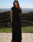 Ingrid One Shoulder Maxi Dress 4