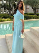 Ingrid One Shoulder Maxi Dress 7