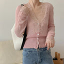 Aurelie Knitted Lace Vest 10