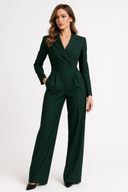 V-Neck Wide-Leg Jumpsuit 5