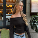 Nora Off-Shoulder Sweater 0