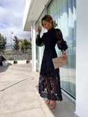 Luna’s Celestial Harmony Lace Midi Dress 6