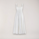 Women’s Midi Dress – Flattering Fit – Cinched Waist – Flowing Silhouette 0