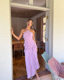 Emma Ruffle Maxi Dress 0