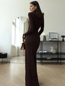 Luna’s Classy Ruched Maxi Dress 4