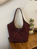 Florence Suede Bow Bag 4