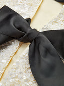 Textured Sequin Jacket with Velvet Bow Detail 3