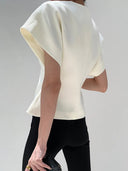 Trendy V-Neck Button Down Blouse 2
