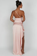 Women’s Asymmetric Evening Maxi Dress – Elegant Gown with High Split 6