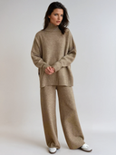 Soft Knit Turtleneck Lounge Set 0