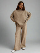 Soft Knit Turtleneck Lounge Set 2