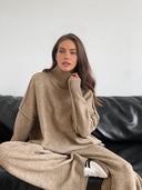 Soft Knit Turtleneck Lounge Set 4