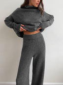 Soft Knit Turtleneck Lounge Set 6