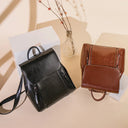 Dual Style Leather Backpack 2