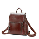 Dual Style Leather Backpack 3