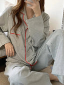 Women's 2-Piece Striped Pyjama Set 2
