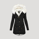 Women’s Winter Parka – Faux Fur Hood and Belted Design 2