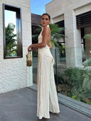 Luna’s Golden Serenity Pleated Set 2