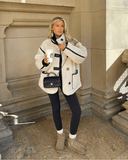 Adela Funnel Neck Sherpa Jacket 1