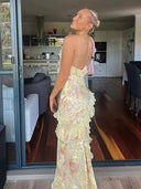 Luna’s Ethereal Flow Ruffle Maxi Dress 8