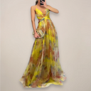Women’s Floral Maxi Dress – Adjustable Back Tie – Lightweight Fabric – Romantic Print – Day-to-Night Versatility 3