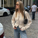Shelly Snap Button Knitted Cardigan 1