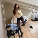 Shelly Snap Button Knitted Cardigan 4