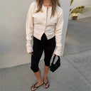 Shelly Snap Button Knitted Cardigan 5