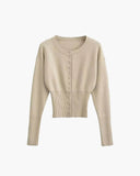 Shelly Snap Button Knitted Cardigan 6