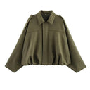 Luna’s Vintage Oversized Bomber Jacket 0