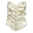 Sleeveless Backless body-shaping Crop Top Set 6