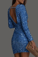 Elegant Glitter Mini Party Dress 4