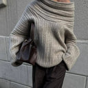 Maya Off-Shoulder Knitted Sweater 5