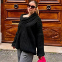 Maya Off-Shoulder Knitted Sweater 7