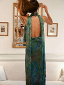 Monet Inspired Party Maxi Dress 2