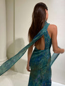 Monet Inspired Party Maxi Dress 6