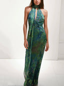 Monet Inspired Party Maxi Dress 7
