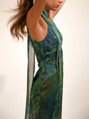 Monet Inspired Party Maxi Dress 8
