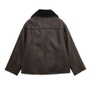 Luna’s Urban Allure Oversized Shearling Coat 4