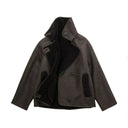 Luna’s Urban Allure Oversized Shearling Coat 5