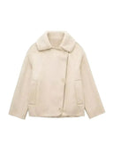 Luna’s Urban Allure Oversized Shearling Coat 8