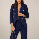 Women’s Two-Piece Blazer Suit – Elegant Tailored Set for Work and Formal Occasions 3
