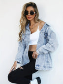 Luna’s Urban Edge Distressed Denim Jacket 3