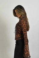 Siena Transparent Leopard Blouse 3